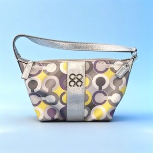 Coach Julia Outline Op Art Pouch